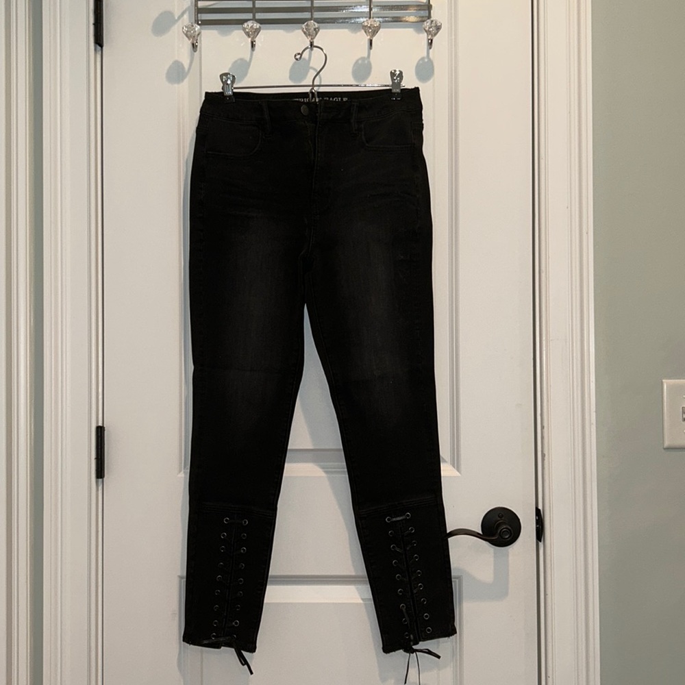 American Eagle AE Size 8 Super Stretch Highest Rise Jegging
